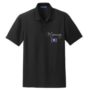 Wyoming Usa Dry Zone Grid Polo