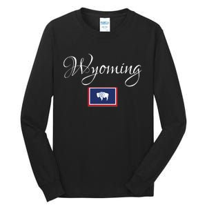 Wyoming Usa Tall Long Sleeve T-Shirt