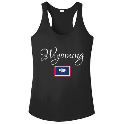 Wyoming Usa Ladies PosiCharge Competitor Racerback Tank