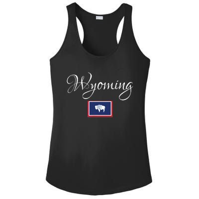 Wyoming Usa Ladies PosiCharge Competitor Racerback Tank