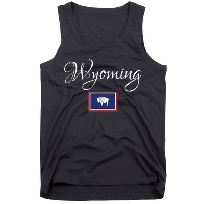 Wyoming Usa Tank Top
