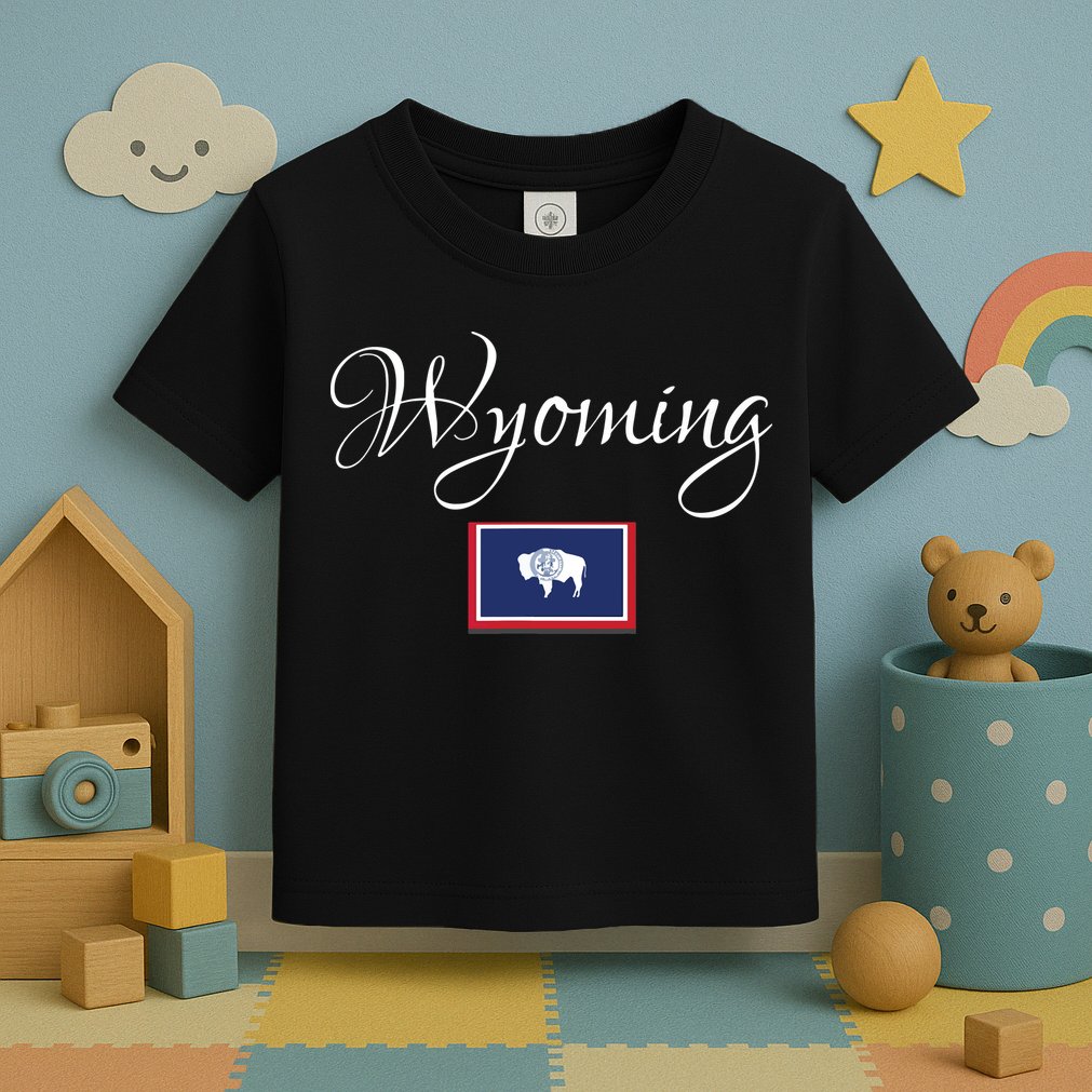 Wyoming Usa Toddler T-Shirt