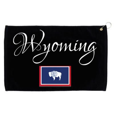 Wyoming Usa Grommeted Golf Towel