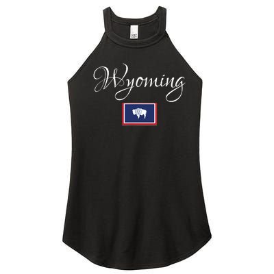 Wyoming Usa Women’s Perfect Tri Rocker Tank