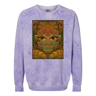 Wake Up Colorblast Crewneck Sweatshirt