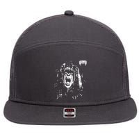 Wrestler Ultimate 7 Panel Mesh Trucker Snapback Hat
