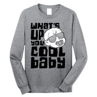 WhatS Up You Cool Baby Onesie Long Sleeve Shirt