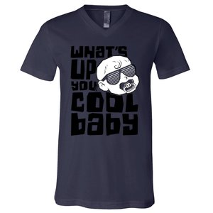 WhatS Up You Cool Baby Onesie V-Neck T-Shirt