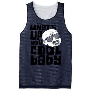 WhatS Up You Cool Baby Onesie Mesh Reversible Basketball Jersey Tank