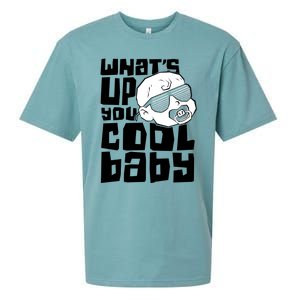 WhatS Up You Cool Baby Onesie Sueded Cloud Jersey T-Shirt