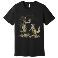 Witch Vintage 90s Spiritual Graphic Premium T-Shirt