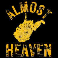 West Virginia Almost Heaven WV Map Home 304 Vintage Womens T-Shirt