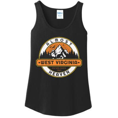 West Virginia Almost Heaven Nature Hiking Outdoors Ladies Essential Tank