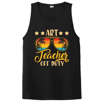 Wo Vintage Art Teacher Off Duty Last Day Of School Summer PosiCharge Competitor Tank