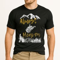 West Virginia Almost Heaven State Map WV Bear Mountains Home Cooling Performance Crew T-Shirt