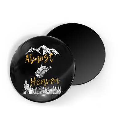 West Virginia Almost Heaven State Map WV Bear Mountains Home Magnet