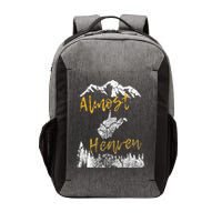 West Virginia Almost Heaven State Map WV Bear Mountains Home Vector Backpack
