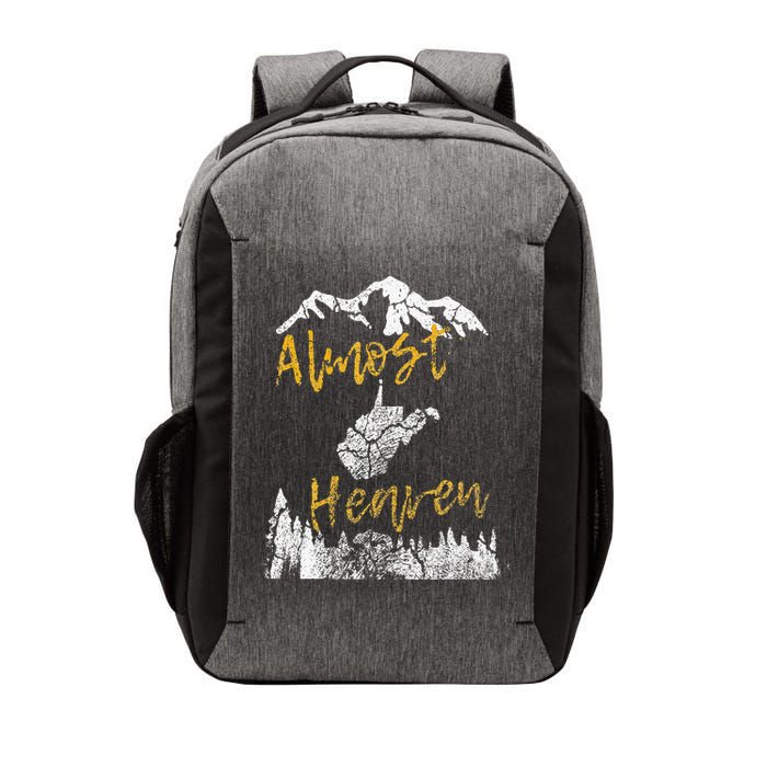 West Virginia Almost Heaven State Map WV Bear Mountains Home Vector Backpack
