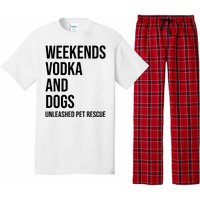 Weekends Vodka And Dogs Unleashed Pet Rescue Pajama Set