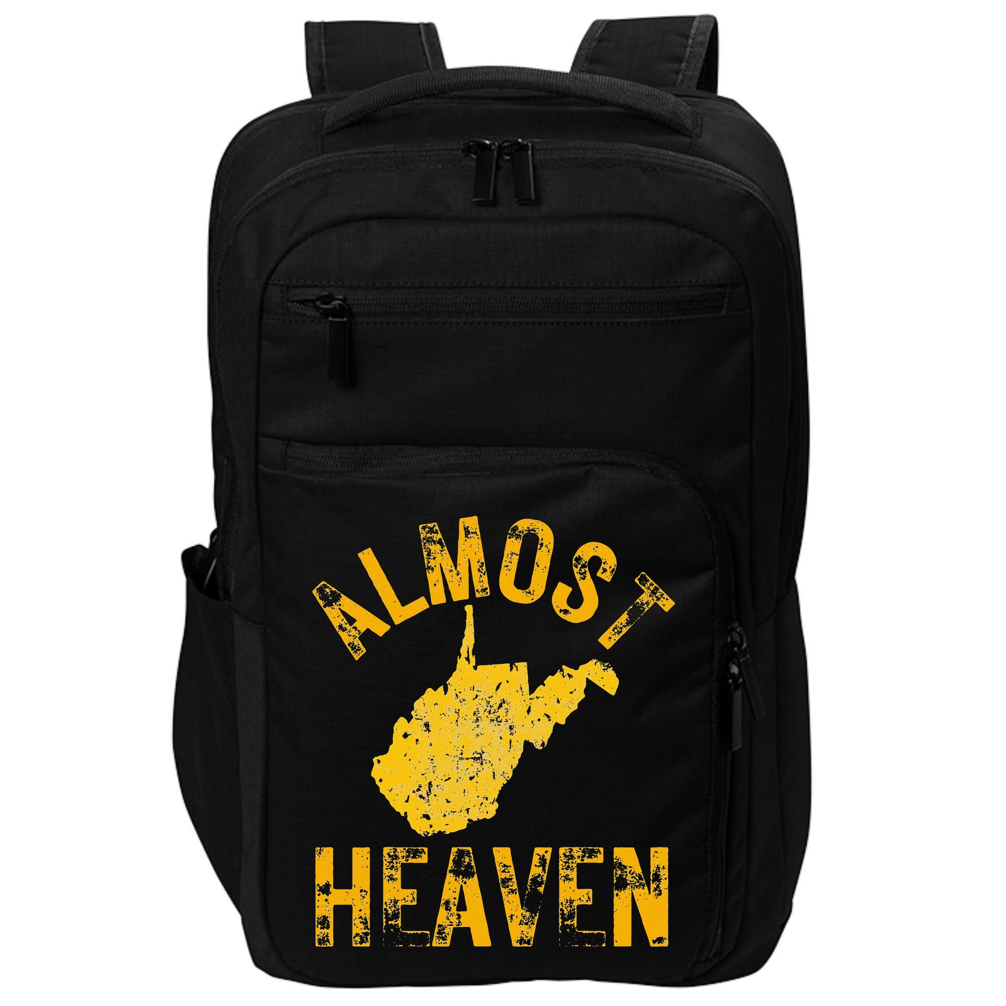 West Virginia Almost Heaven WV Map Home 304 Vintage Impact Tech Backpack