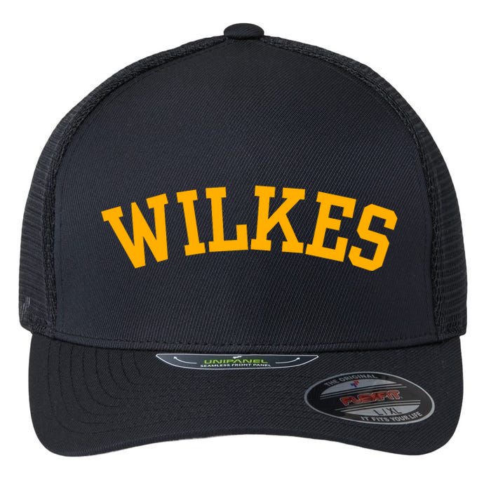 Wilkes Vintage Arch University Retro Flexfit Unipanel Trucker Cap