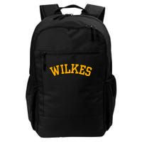 Wilkes Vintage Arch University Retro Daily Commute Backpack