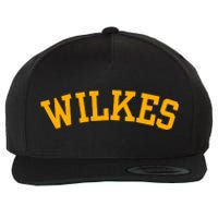 Wilkes Vintage Arch University Retro Wool Snapback Cap