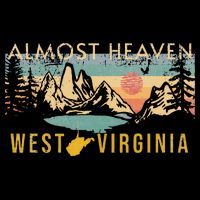 West Virginia Almost Heaven Tall T-Shirt