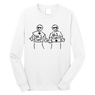 Weird Val Autismpills 2 People 1 Cunt Long Sleeve Shirt