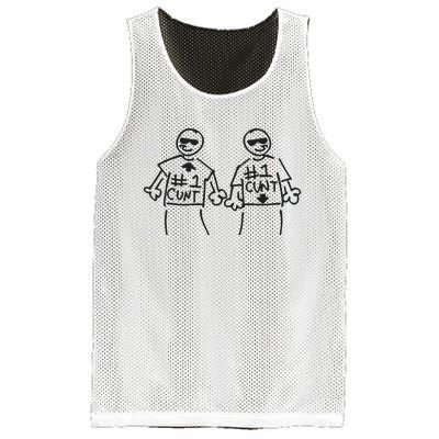 Weird Val Autismpills 2 People 1 Cunt Mesh Reversible Basketball Jersey Tank