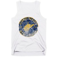 West Virginia Almost Heaven State Map WV Home Vintage 304 Tank Top