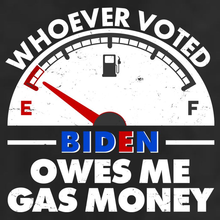 Whoever Voted Biden Owes Me Gas Money 7 Panel Mesh Trucker Snapback Hat