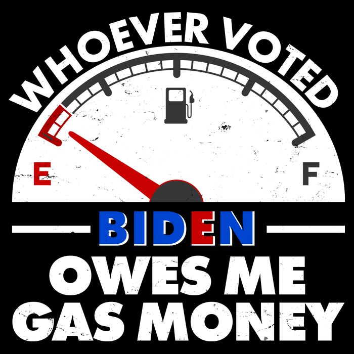 Whoever Voted Biden Owes Me Gas Money Drawstring Bag