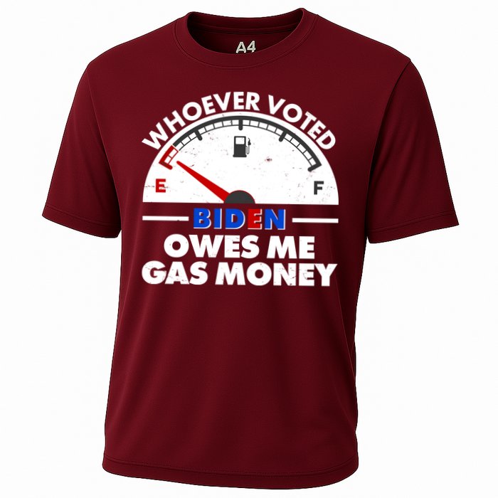 Whoever Voted Biden Owes Me Gas Money Cooling Performance Crew T-Shirt