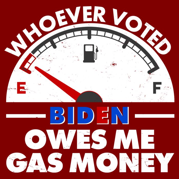 Whoever Voted Biden Owes Me Gas Money Cooling Performance Crew T-Shirt