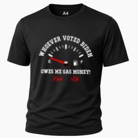 Whoever Voted Biden Owes Me Gas Money LGBFJB Cooling Performance Crew T-Shirt