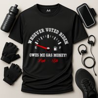 Whoever Voted Biden Owes Me Gas Money LGBFJB Cooling Performance Crew T-Shirt