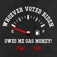 Whoever Voted Biden Owes Me Gas Money LGBFJB Adult Drive Performance Visor