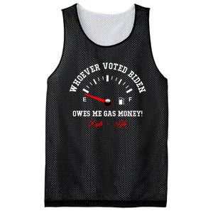 Whoever Voted Biden Owes Me Gas Money LGBFJB Mesh Reversible Basketball Jersey Tank