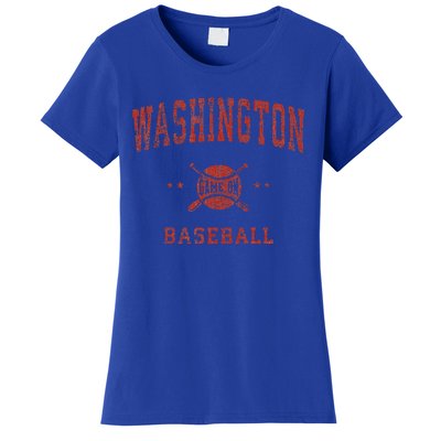 Washington Vintage Baseball Throwback Women's T-Shirt