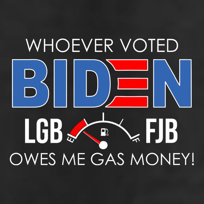 Whoever Voted Biden Owes Me Gas Money Funny LGBFJB Adult Drive Performance Visor