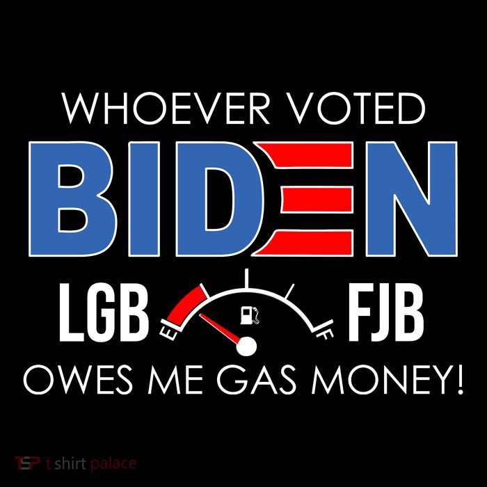 Whoever Voted Biden Owes Me Gas Money Funny LGBFJB Flatbill Hat
