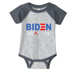 Whoever Voted Biden Owes Me Gas Money Funny LGBFJB Infant Baby Jersey Bodysuit