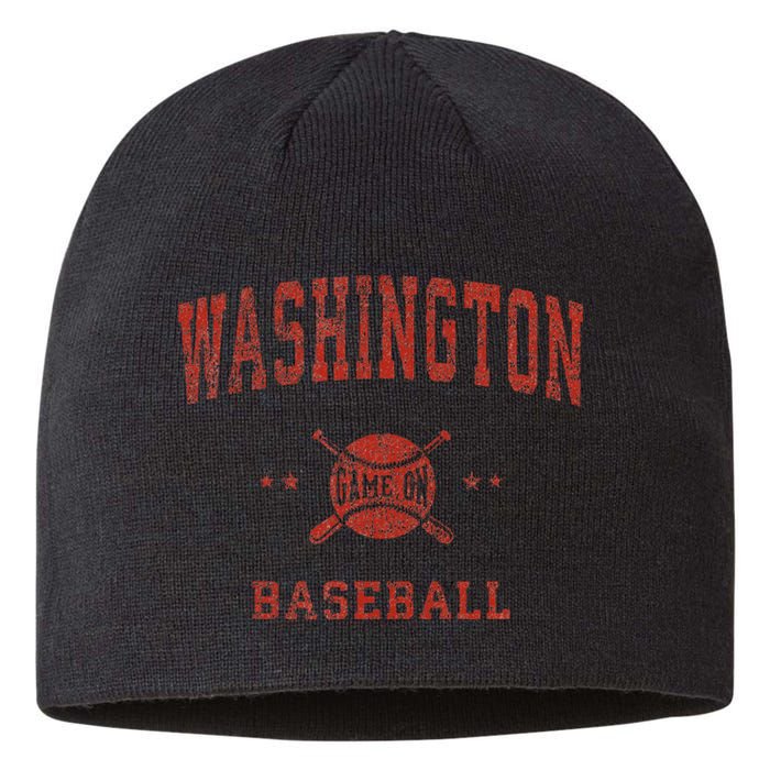 Washington Vintage Baseball Throwback Sustainable Beanie