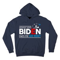 Whoever Voted Biden Owes Me Gas Money Hoodie