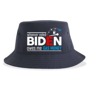 Whoever Voted Biden Owes Me Gas Money Sustainable Bucket Hat