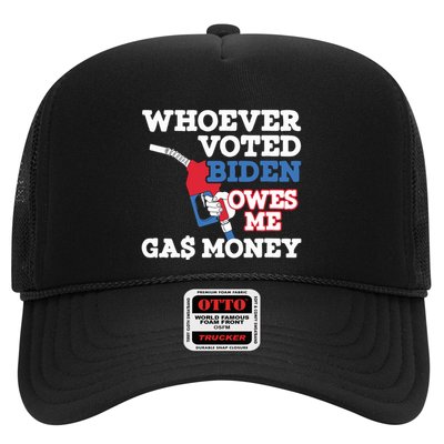 Whoever Voted Biden Owes Me Gas Money Trucker Hat