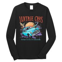 WeasleyS Vintage Cars Known To Fly Occasionally Quote Long Sleeve Shirt