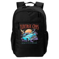 WeasleyS Vintage Cars Known To Fly Occasionally Quote Daily Commute Backpack