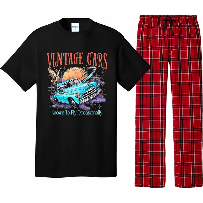 WeasleyS Vintage Cars Known To Fly Occasionally Quote Pajama Set